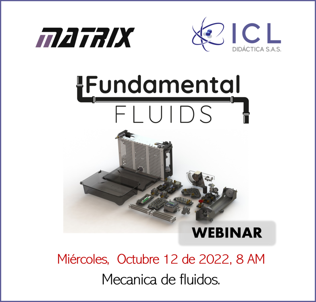 seminario web de Matrix titulado:  Fundamental fluids.  Miércoles 12 de Octubre de 2022.