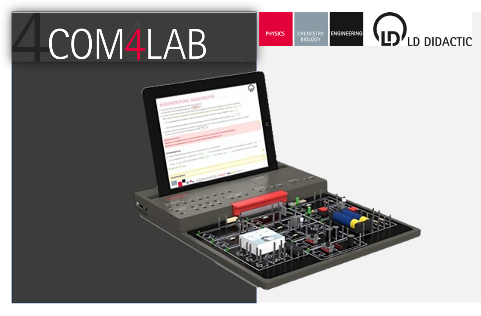 Laboratorio completo para ingenierías en un formato compacto. COM4LAB